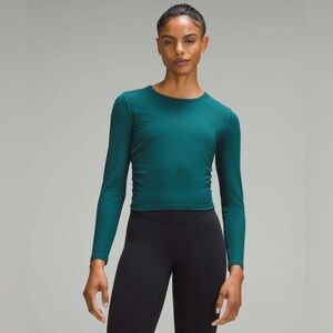 Lululemon All It Takes Ribbed Nulu Long-Sleeve Shirt size 8